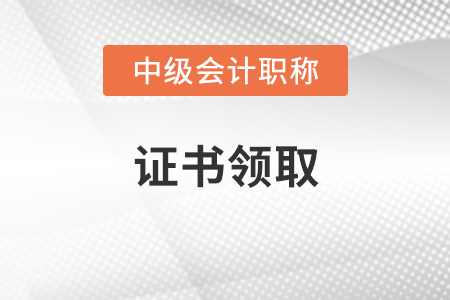 上海中級會計證書領(lǐng)取2020年公布了嗎