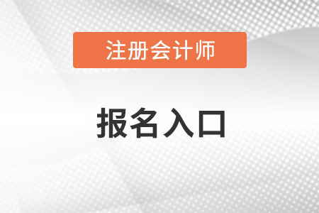 注會考試報名入口是什么