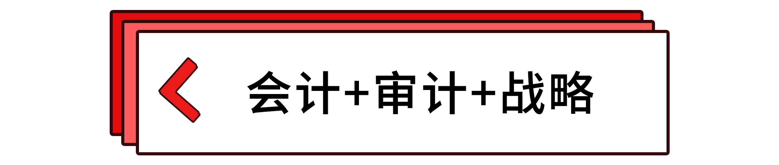 會計+審計+戰略