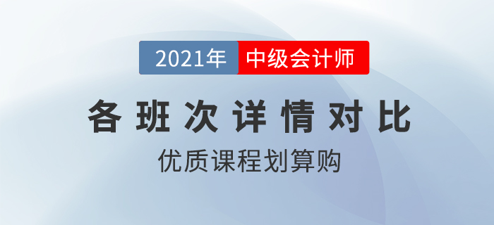 購買東奧2021年中級會計考試輔導課程有哪些優惠？哪個班次最劃算？