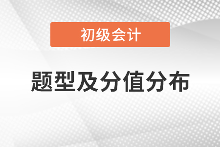 2021初級會計題型及分值分布