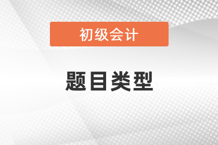2021初級會計考試題目類型