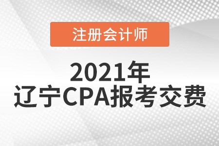 2021年遼寧cpa考試報名6月15日開始交費
