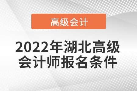 2022年湖北高級(jí)會(huì)計(jì)師報(bào)名條件