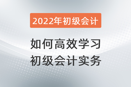如何高效學習初級會計實務？