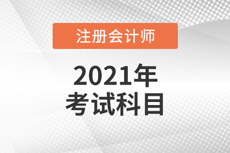 注冊會計師考試科目都是什么