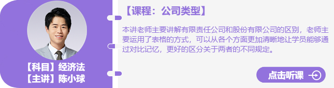 經濟法公司類型