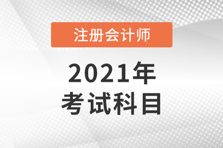 注冊會計師考試科目介紹
