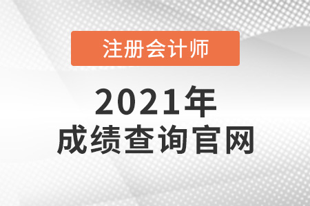 注冊會計師成績查詢官網