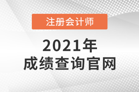 注冊會計師成績查詢官網