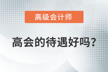 高級會計師的待遇好嗎？