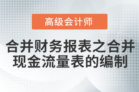 合并財務報表之合并現金流量表的編制