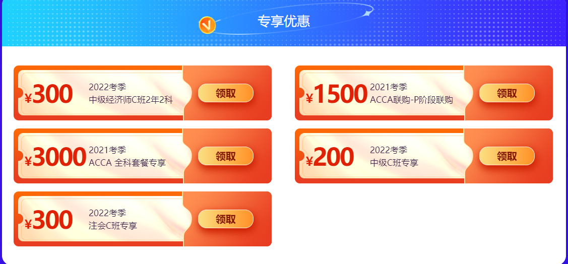 CMA專屬優惠券