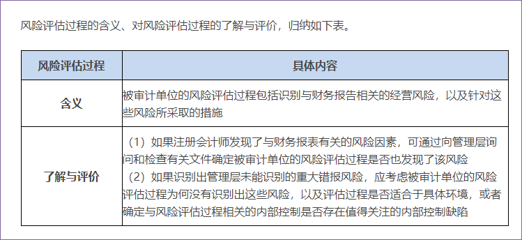 了解風險評估過程