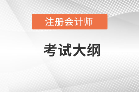 注冊會計師2022年大綱都有哪些內容？
