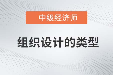 組織設計的類型_2022中級經濟師人力資源備考預習知識點