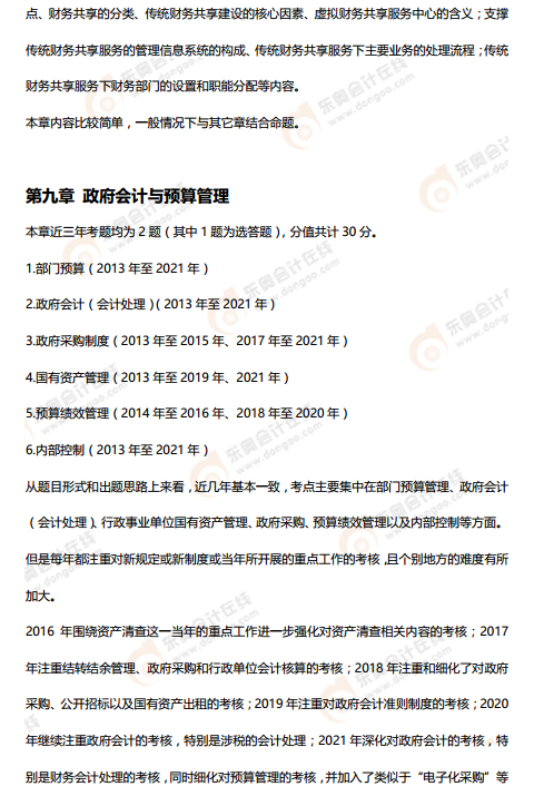 速速來看！2022年高級會計師考情分析