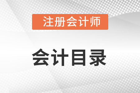 注會會計目錄都有哪些內(nèi)容?