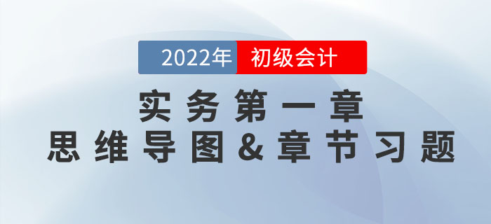 2022年《初級會計實務》第一章思維導圖+章節練習