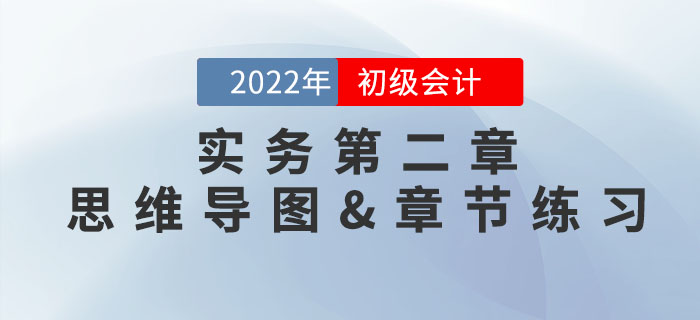 2022年《初級會計實務》第二章思維導圖+章節練習