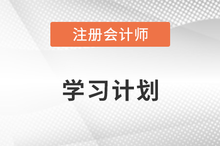 注冊會計師財管學(xué)習(xí)計劃