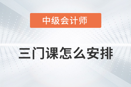 中級(jí)會(huì)計(jì)三門課怎么安排更高效？