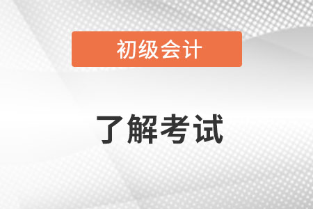 初級會計考什么科目？