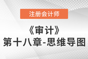 2022年注冊會計師《審計》第十八章思維導圖+章節練習