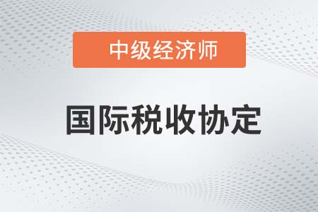 國(guó)際稅收協(xié)定_2022中級(jí)經(jīng)濟(jì)師財(cái)稅備考知識(shí)點(diǎn)