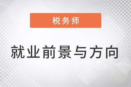 稅務(wù)師就業(yè)前景與方向有哪些