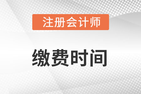 四川省成都注冊會計師考試繳費時間過了嗎？