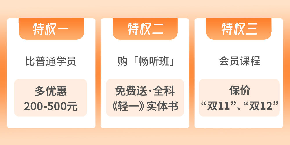 東奧會員的初級考生將享有三大特權