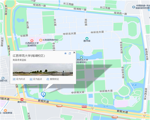 江西師范大學瑤湖校區，紫陽大道青藍門