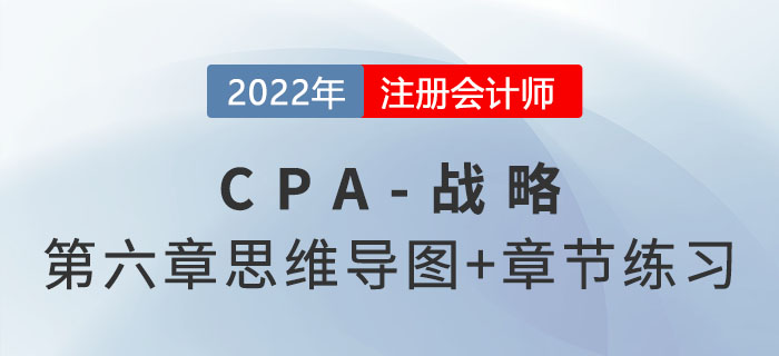 2022年注會(huì)戰(zhàn)略第六章思維導(dǎo)圖+章節(jié)練習(xí)