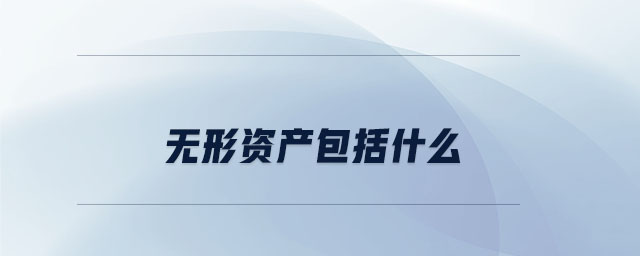 無形資產包括什么