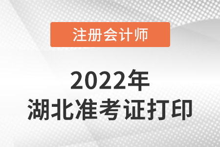 湖北省天門市注冊(cè)會(huì)計(jì)師延考準(zhǔn)考證打印時(shí)間2022年