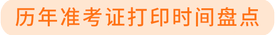 歷年準考證打印時間