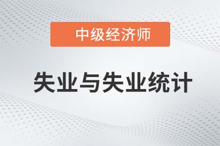 失業與失業統計_2022中級經濟師人力資源知識點