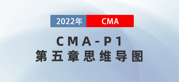2022年CMA《財務規劃、績效與分析》第五章思維導圖