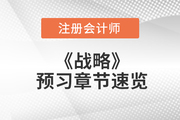 注會戰略預習章節速覽：第六章風險與風險管理