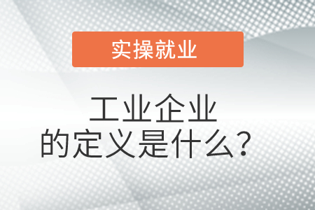 工業企業的定義是什么？