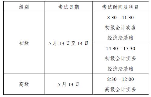 上海考試時間