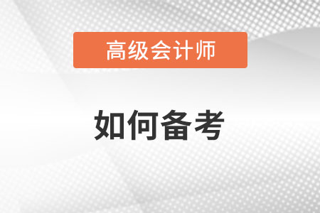 高級會計(jì)師考試 高級會計(jì)師考試