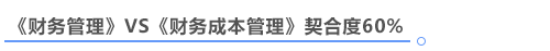 中級會計財管與注會財管契合度