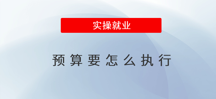 預算要怎么執行
