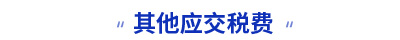 其他應交稅費