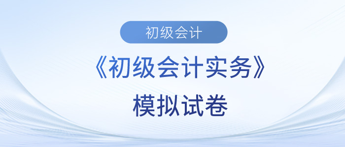 2023年《初級會計實(shí)務(wù)》試題模擬試卷