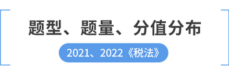題型、題量、分值分布
