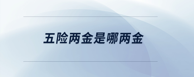 五險(xiǎn)兩金是哪兩金？