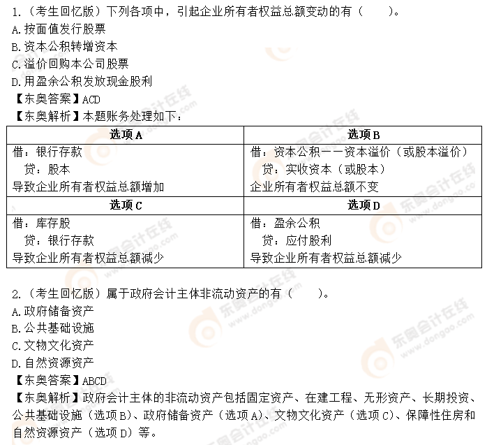 初級會計實務試題